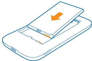 NOKIA LUMIA 510 - Insert the SIM card - 4