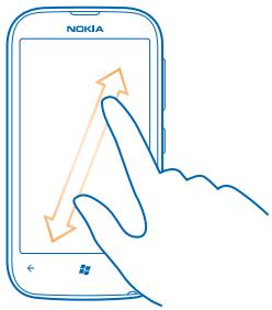 NOKIA LUMIA 510 - Zoom in or out - 1