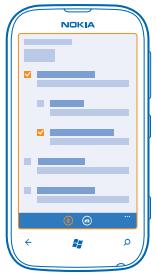 NOKIA LUMIA 510 - Delete mail - 1