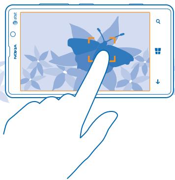 NOKIA LUMIA 820 - Take a photo without using the camera key - 1