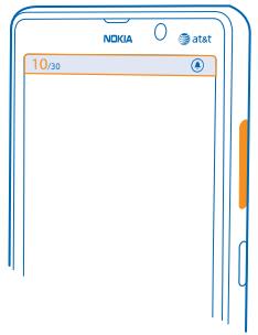 NOKIA LUMIA 820 - Change the volume - 1