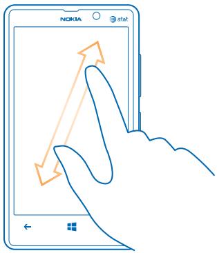 NOKIA LUMIA 820 - Zoom in or out - 1