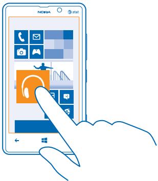 NOKIA LUMIA 820 - Move a tile - 1