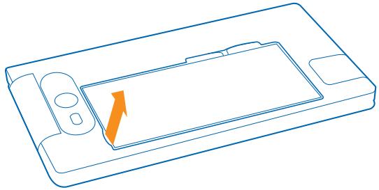 NOKIA LUMIA 820 - Insert the SIM card - 2
