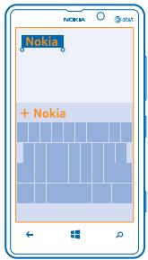 NOKIA LUMIA 820 - Add a new word to the dictionary - 1