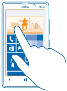 NOKIA LUMIA 820 - Change the background in the Photos hub - 2