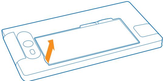 NOKIA LUMIA 820 - Insert the memory card - 3