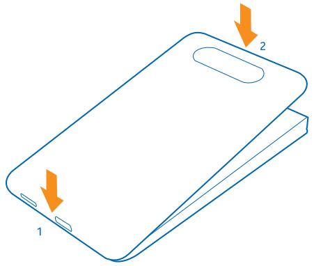 NOKIA LUMIA 820 - Replace the back cover - 1