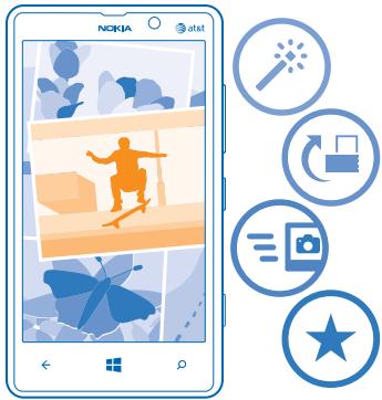 NOKIA LUMIA 820 - Manage and edit your shots - 1