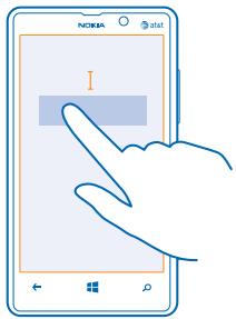 NOKIA LUMIA 820 - Move the cursor - 1