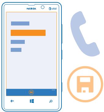 NOKIA LUMIA 820 - Save a number from a received call - 1