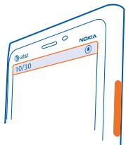 NOKIA LUMIA 920 - Change the volume - 1