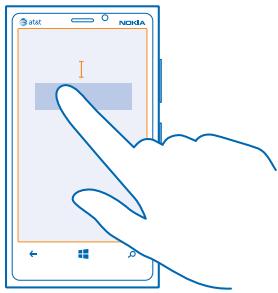 NOKIA LUMIA 920 - Move the cursor - 1