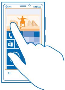 NOKIA LUMIA 920 - Change the background in the Photos hub - 1