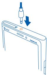 NOKIA LUMIA 920 - Connect the headset - 1