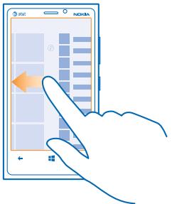 NOKIA LUMIA 920 - Switch between views - 1