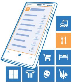 NOKIA LUMIA 920 - View places in a list - 1