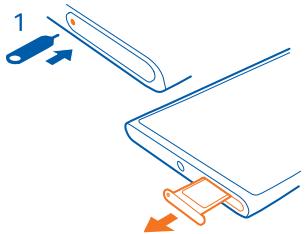 NOKIA LUMIA 920 - Insert the SIM card - 2