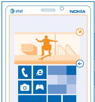NOKIA LUMIA 920 - Resize or unpin a tile - 1