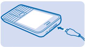 NOKIA 220 - Charge the battery - 1