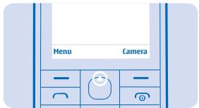 NOKIA 220 - Switch the flashlight on - 1
