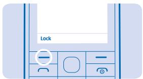 NOKIA 225 - Lock or unlock the keys - 2
