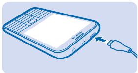 NOKIA 225 - Charge the battery - 1