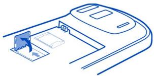 NOKIA 808 - Insert a memory card - 4