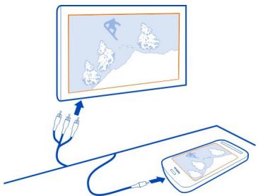 NOKIA 808 - View photos and videos on your standard definition TV - 1