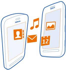 NOKIA 808 - Copy contacts or photos from your old phone - 1