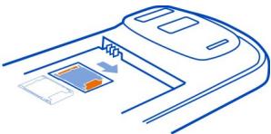 NOKIA 808 - Insert the SIM card - 5