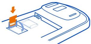 NOKIA 808 - Insert a memory card - 5