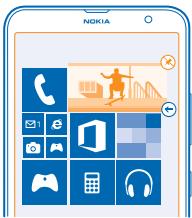 NOKIA LUMIA 1320 - Resize or unpin a tile - 1