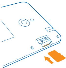 NOKIA LUMIA 1320 - Insert the memory card - 3