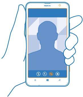 NOKIA LUMIA 1320 - Take a self-portrait - 1