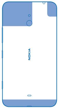 NOKIA LUMIA 1320 - Antenna locations - 1