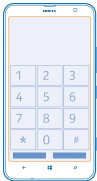 NOKIA LUMIA 1320 - Call a phone number - 1