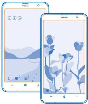 NOKIA LUMIA 1320 - Personalise the lock screen - 1