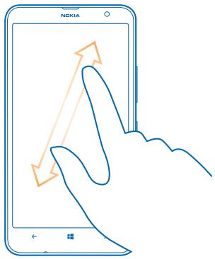 NOKIA LUMIA 1320 - Zoom in or out - 1