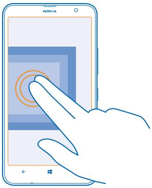 NOKIA LUMIA 1320 - Magnify the screen - 1
