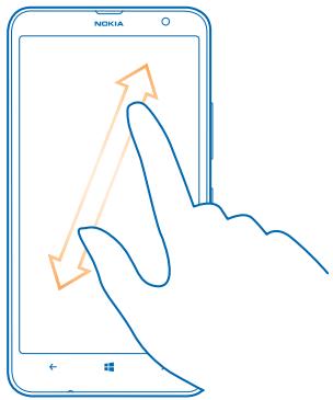 NOKIA LUMIA 1320 - Zoom in or out - 1