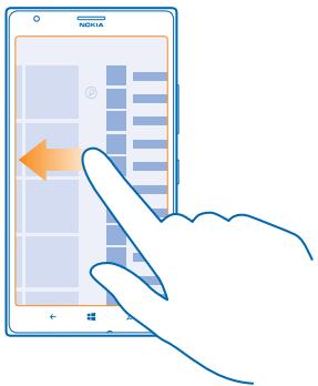 NOKIA LUMIA 1520 - Switch between views - 1