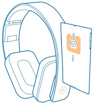 NOKIA LUMIA 1520 - Connect to a Bluetooth accessory with NFC - 1