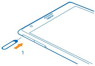 NOKIA LUMIA 1520 - Insert the memory card - 4