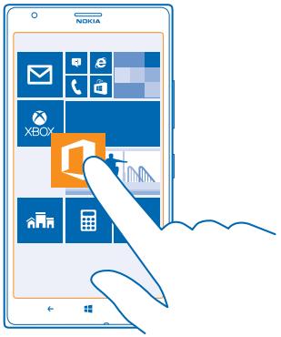 NOKIA LUMIA 1520 - Move a tile - 1