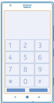 NOKIA LUMIA 1520 - Call a contact - 1
