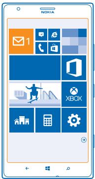 NOKIA LUMIA 1520 - Open mail from the start screen - 1