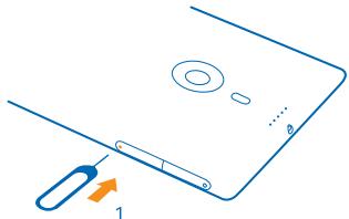 NOKIA LUMIA 1520 - Insert the SIM card - 2