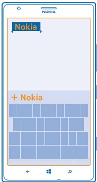 NOKIA LUMIA 1520 - Add a new word to the dictionary - 1