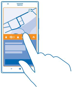 NOKIA LUMIA 1520 - Tap HERE Drive+. - 1